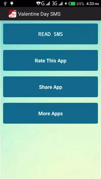 Valentine Day SMS Capture d'écran 0