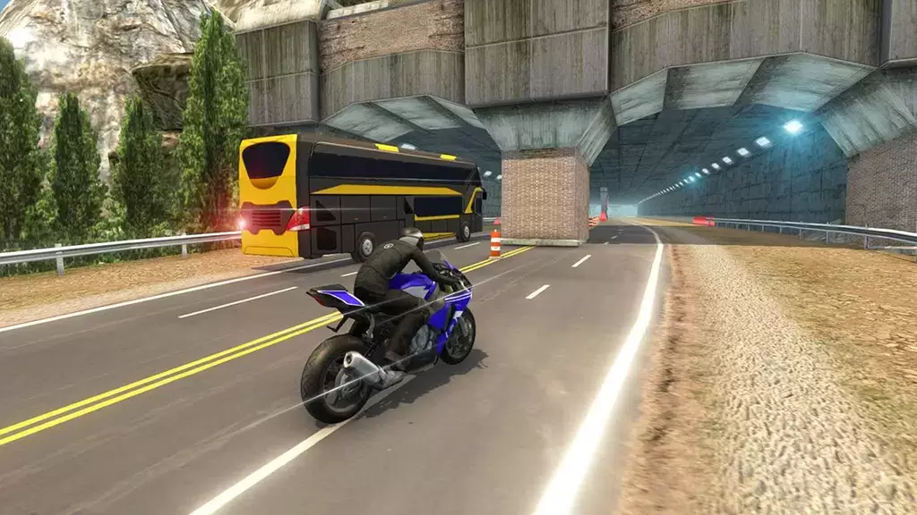 Bike VS Bus Racing Games Captura de pantalla 0