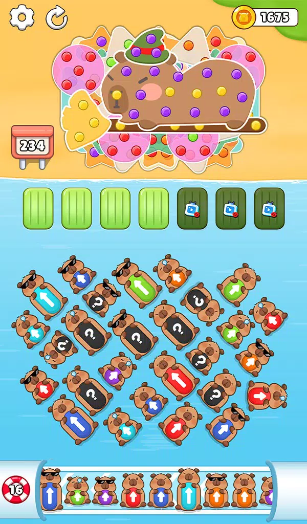 Capybara Mania: Jam Escape Ảnh chụp màn hình 1