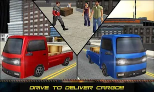 US Driver Transport Truck Game Captura de pantalla 2