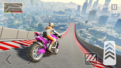 Mega Ramp Stunt Bike Games 3D应用截图第1张