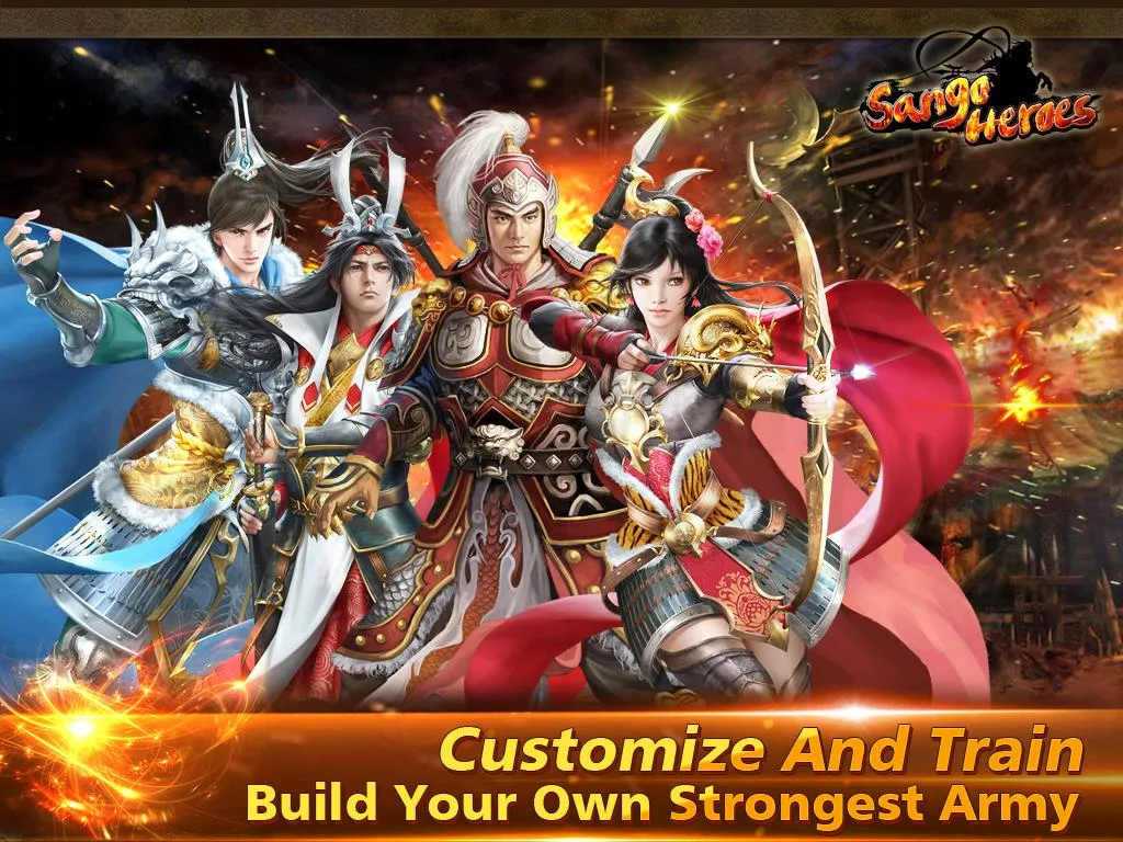 CBT of Sango Heroes Captura de pantalla 0