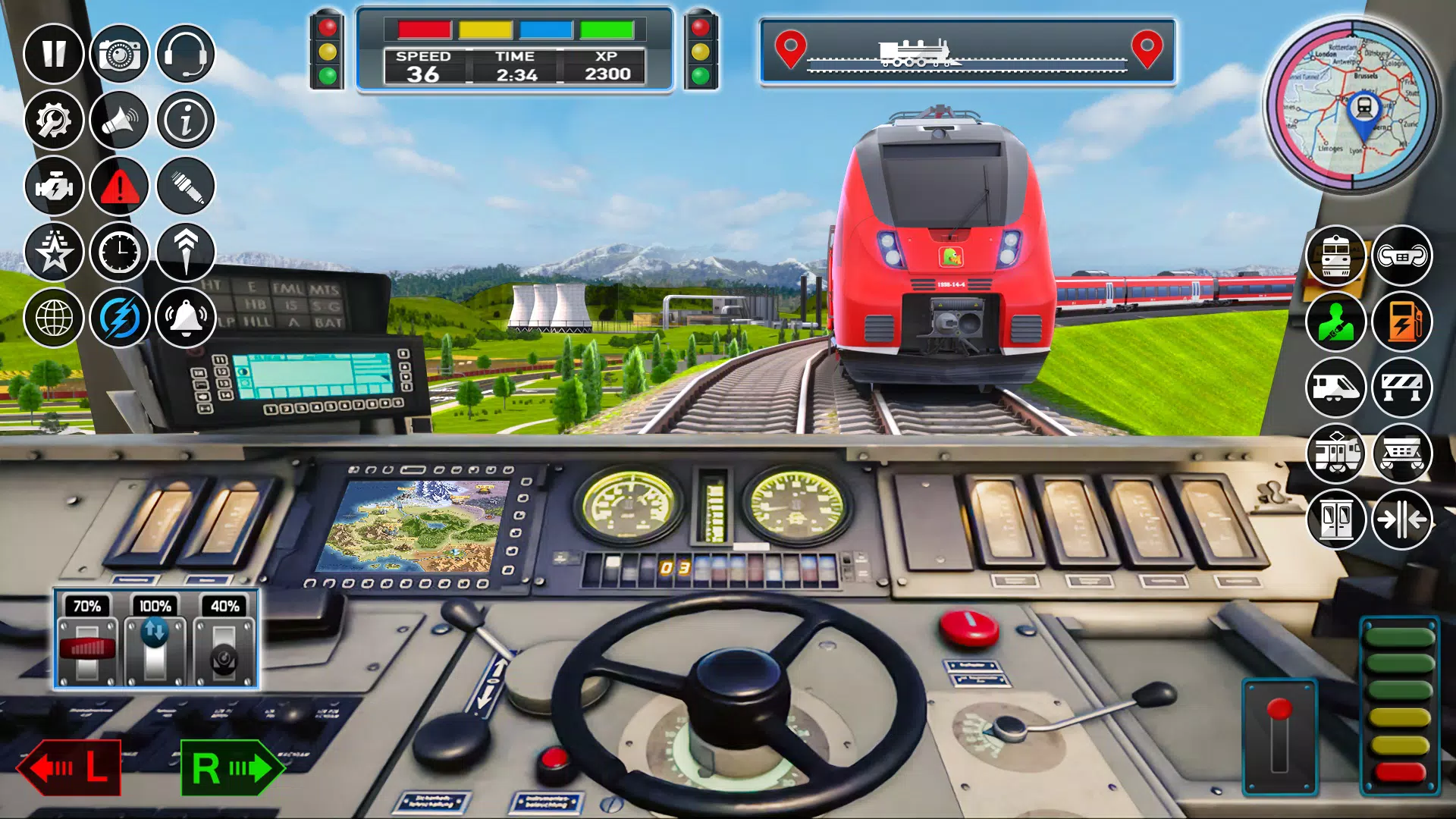 城市火車遊戲 3d 火車遊戲應用截圖第0張