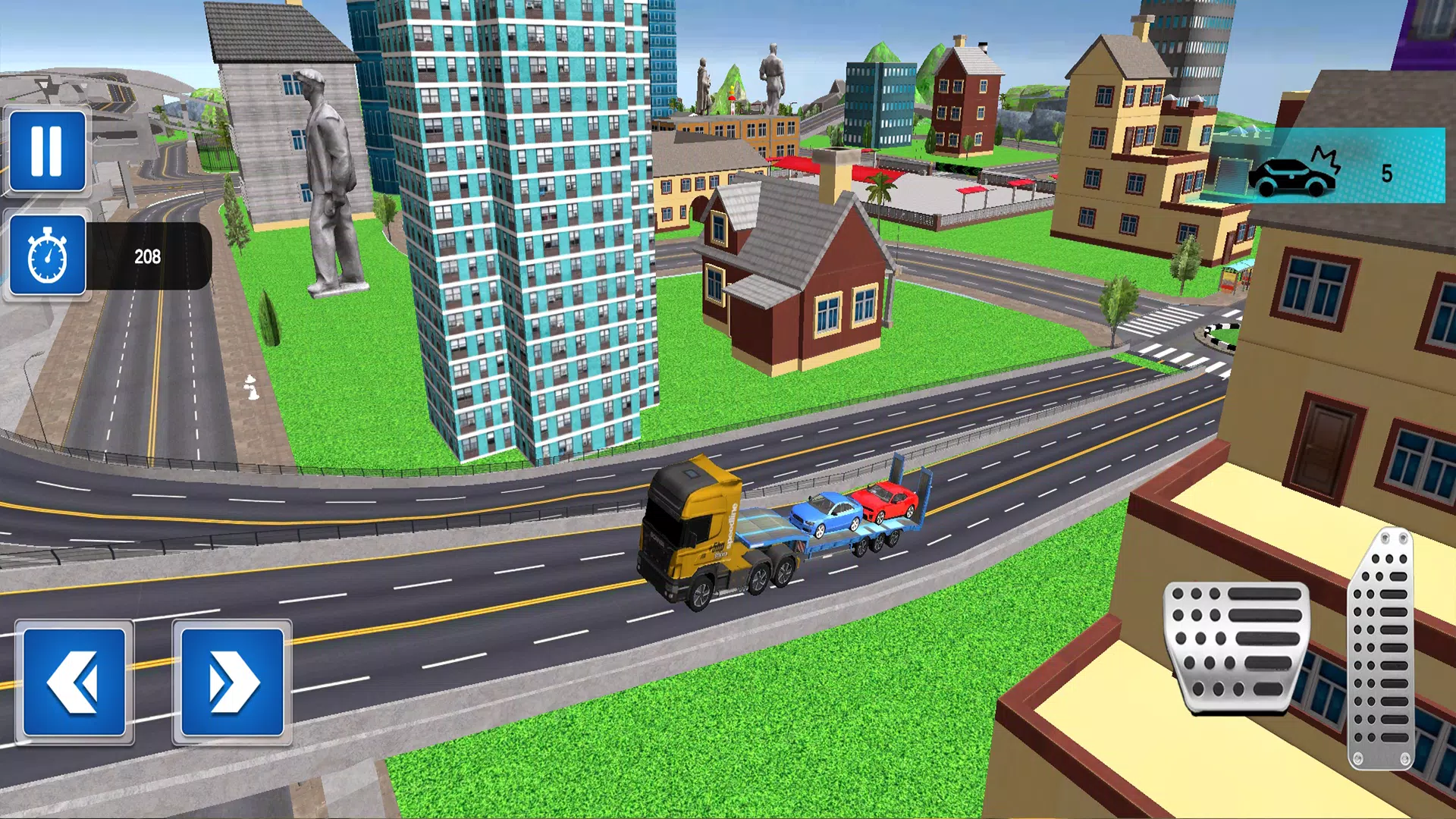 Truck Transport Game Simulator Captura de pantalla 1