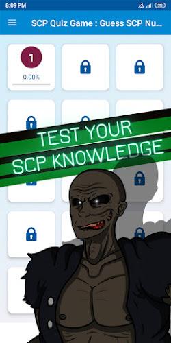 scp quiz game Schermafbeelding 1