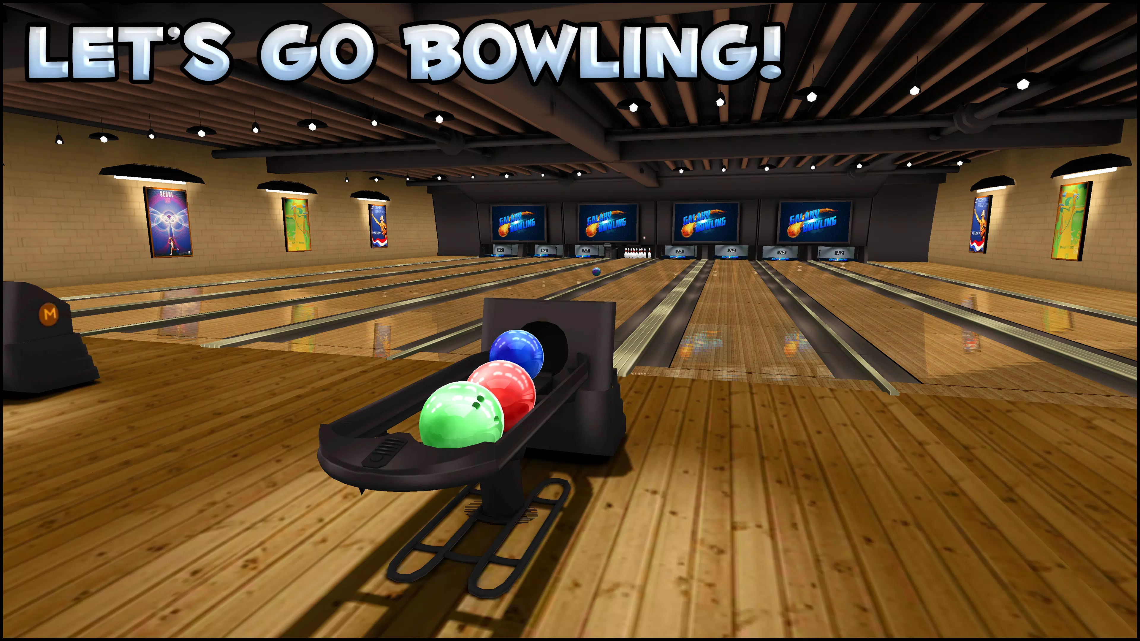 Galaxy Bowling 3D應用截圖第0張