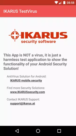 IKARUS TestVirus Captura de tela 0