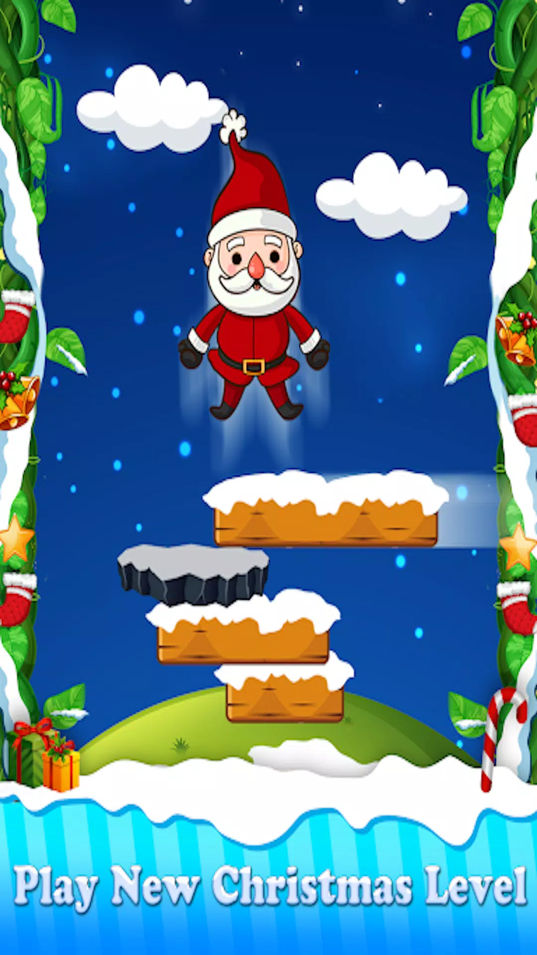 Christmas Game Santa Jump 2024 Tangkapan skrin 1