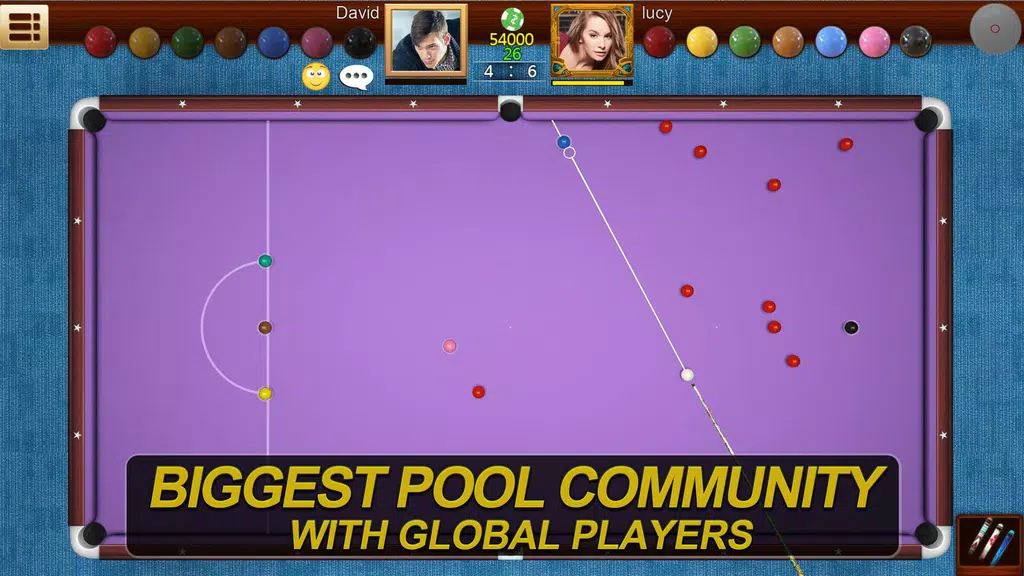 Real Pool 3D Online 8Ball Game Captura de tela 2