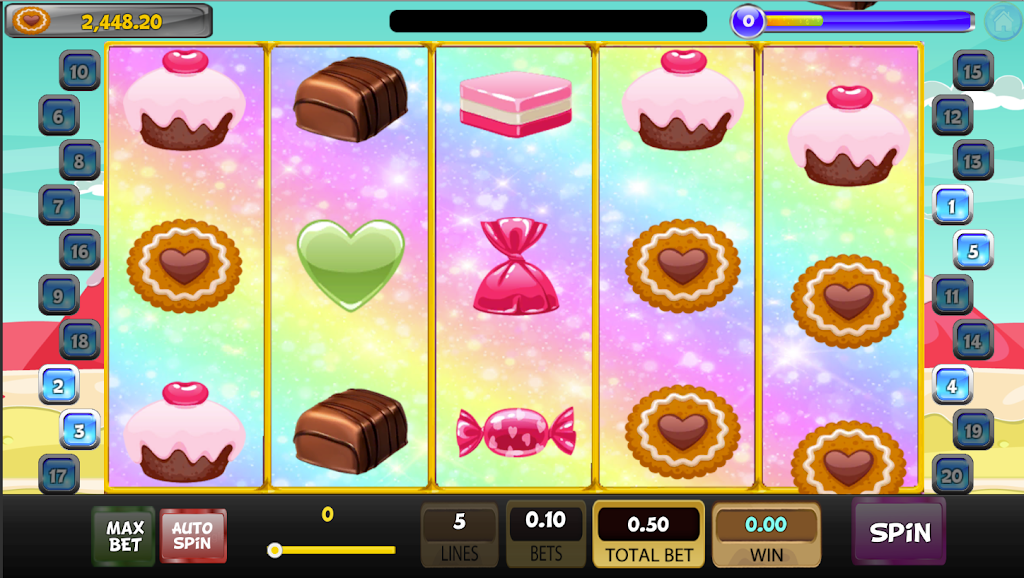 Candy Sweet Slot machine Capture d'écran 3