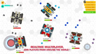 Battle.io Tank Battle Game Ảnh chụp màn hình 1