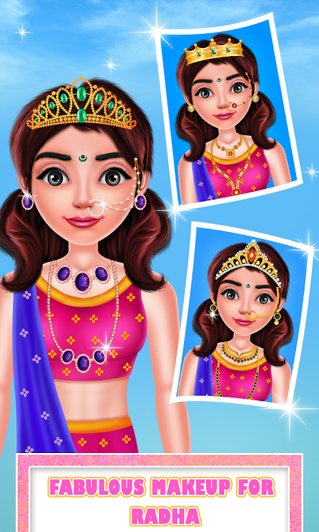 Cute Radha Fashion Makeover Screenshot 0