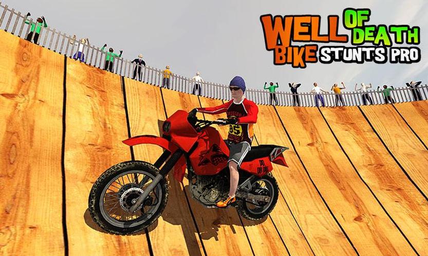 Well of Death Bike Stunts Ride Ảnh chụp màn hình 3