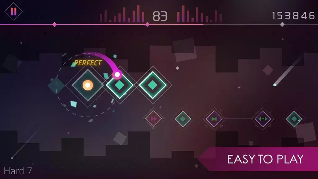 Beat Tiles: Rhythmatic Tap Capture d'écran 0