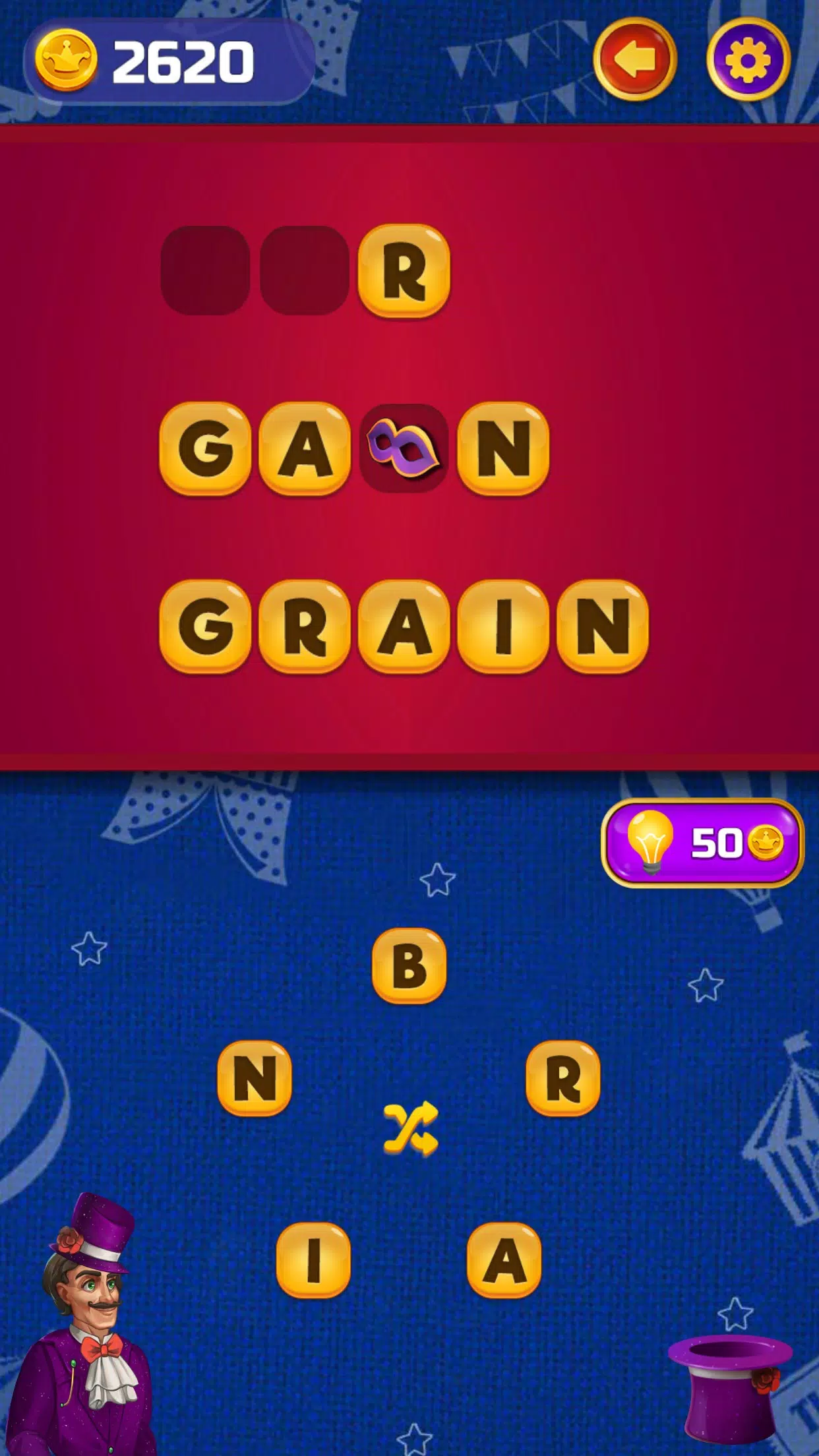 Zirkuswörter: Magisches Puzzle Screenshot 3