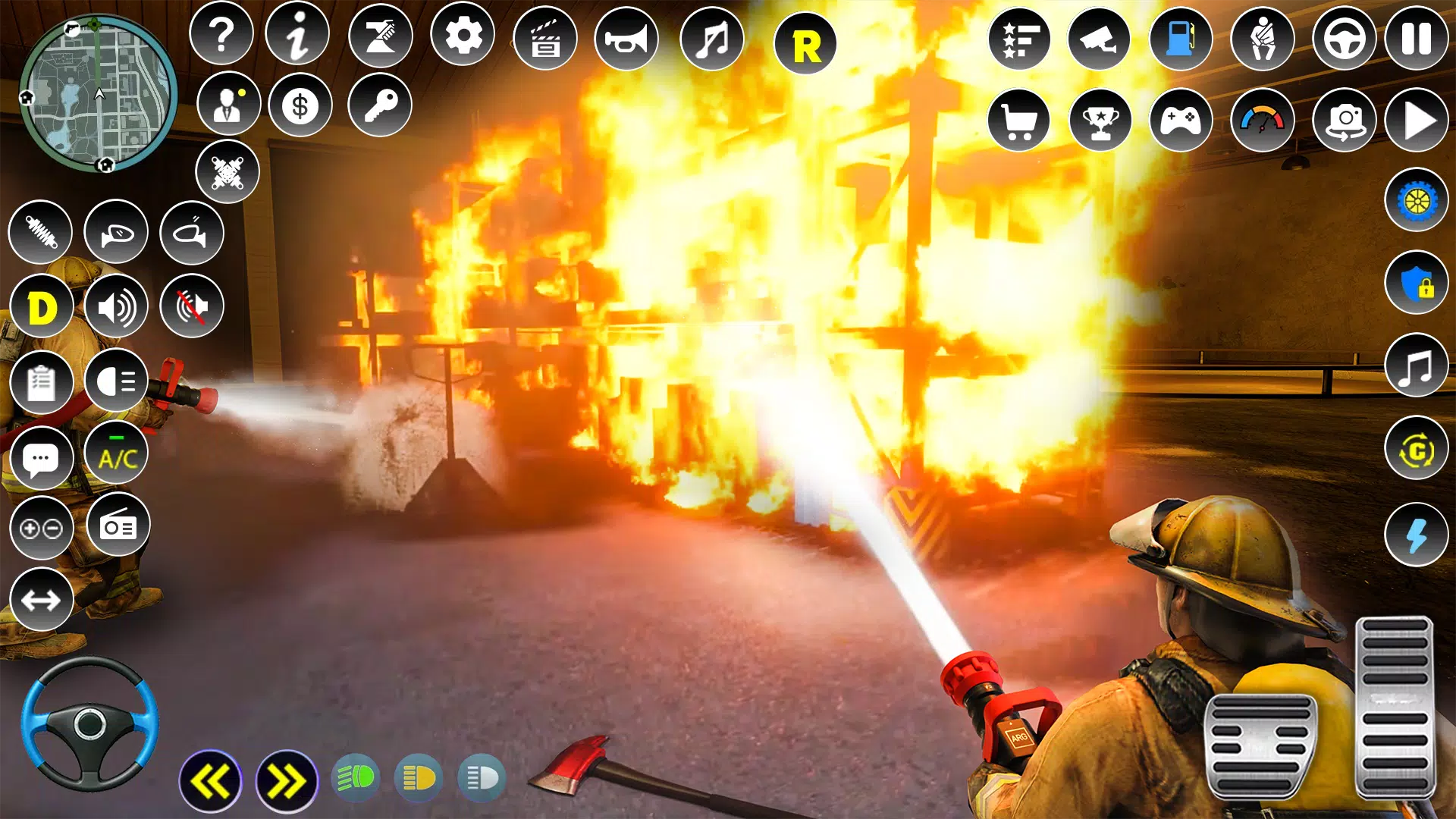 Firefighter :Fire Brigade Game Скриншот 1