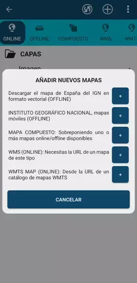 Mapas de España Captura de tela 3