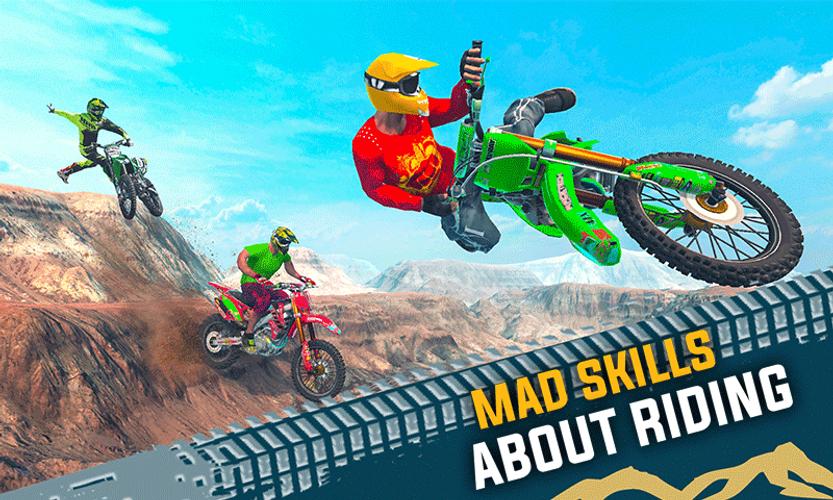 Crazy Bike Racing Stunt Game Tangkapan skrin 0