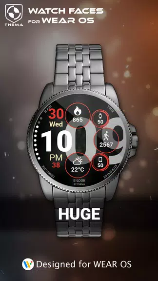 Huge Watch Face Скриншот 0