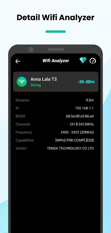 Speed Test & Wifi Analyzer Capture d'écran 3