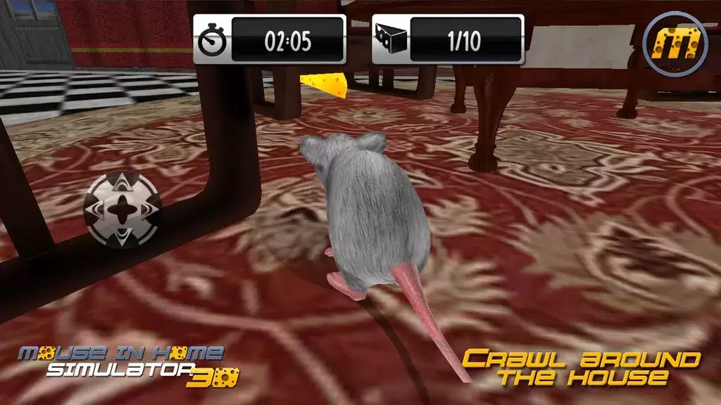 Mouse in Home Simulator 3D Schermafbeelding 0