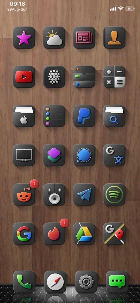 Shiiny Icon Pack Mod Capture d'écran 2