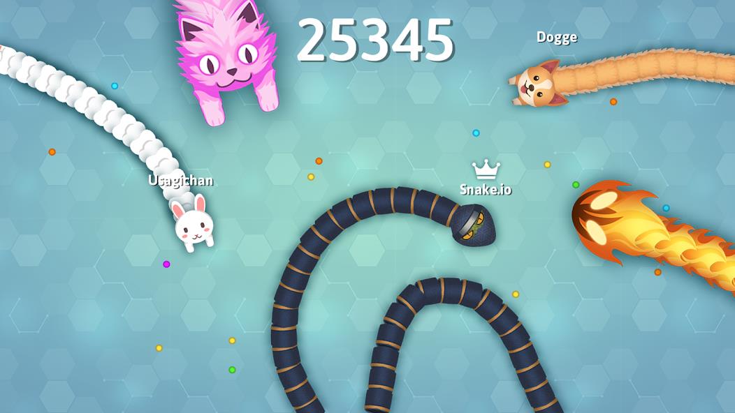 Snake.io - Fun Snake .io Games Mod Tangkapan skrin 0