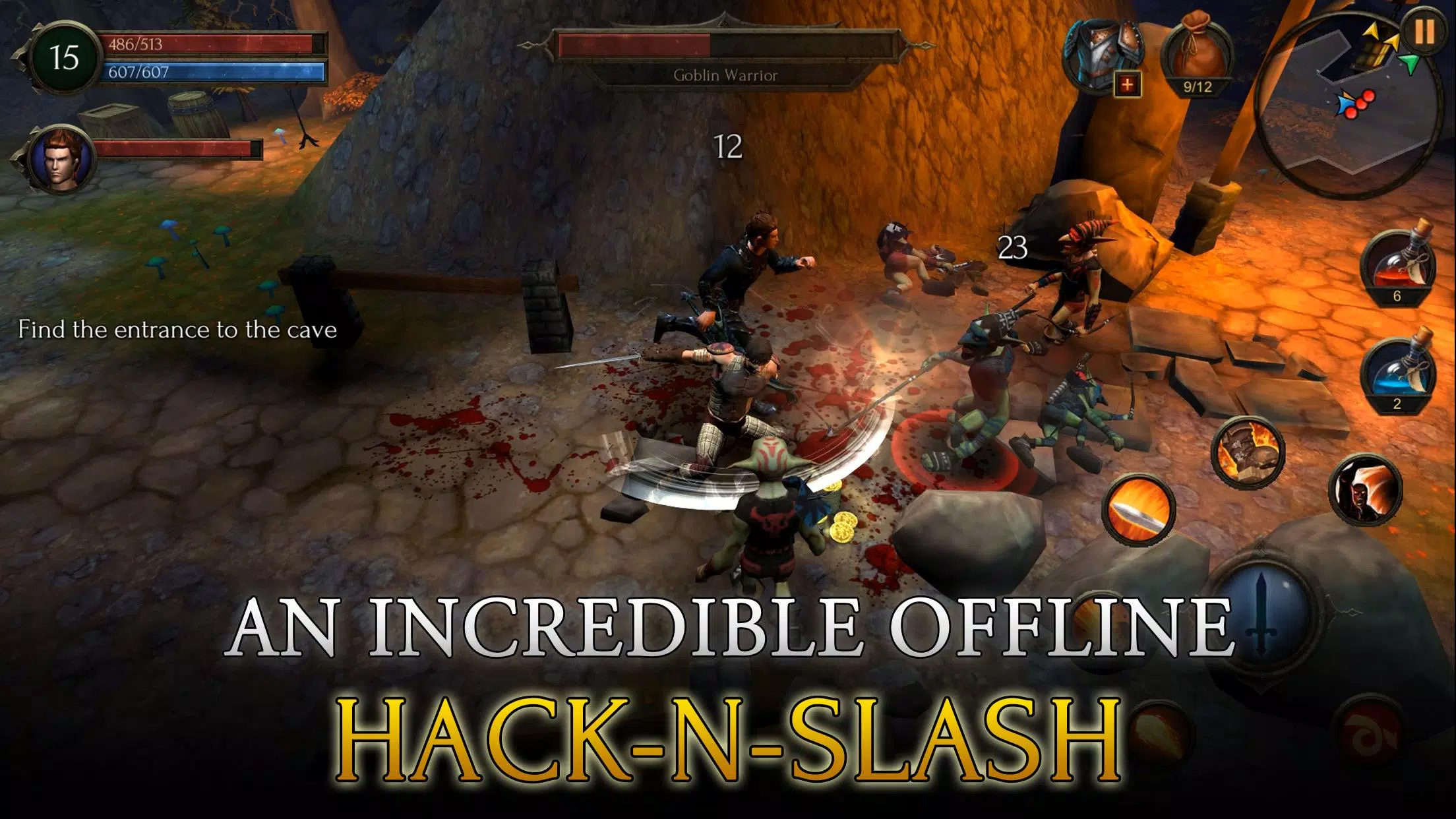 Arcane Quest Legends Offline Captura de pantalla 0