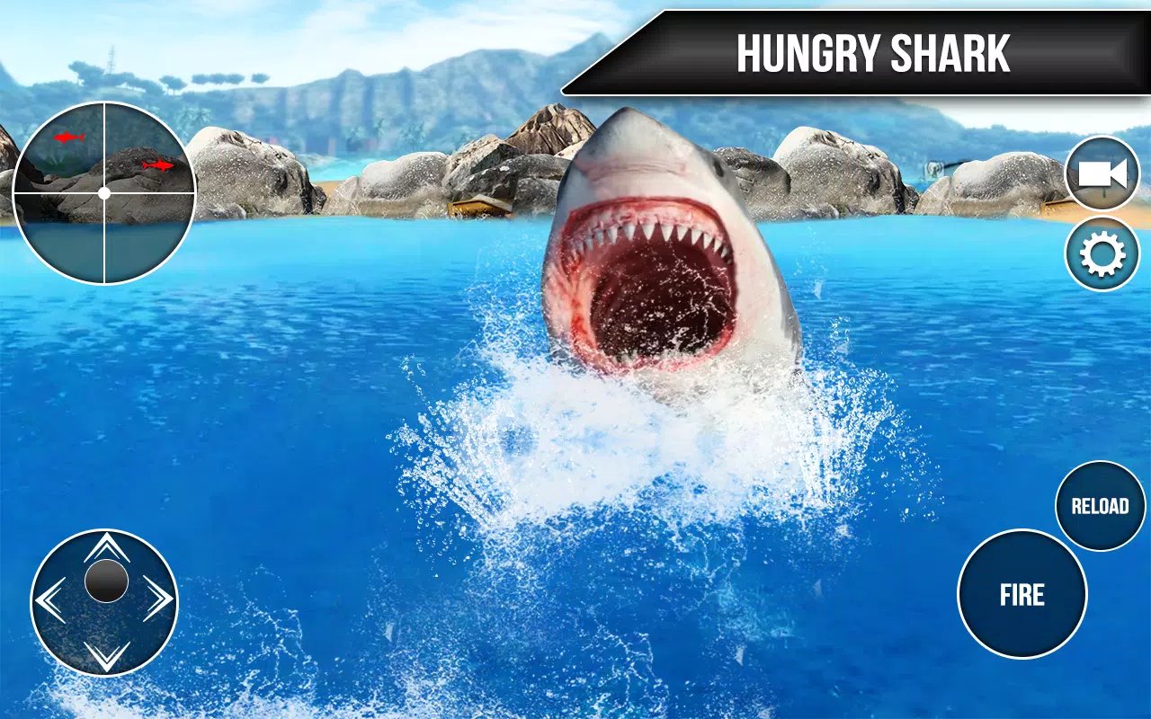 Wild Shark Fish Hunting game应用截图第0张