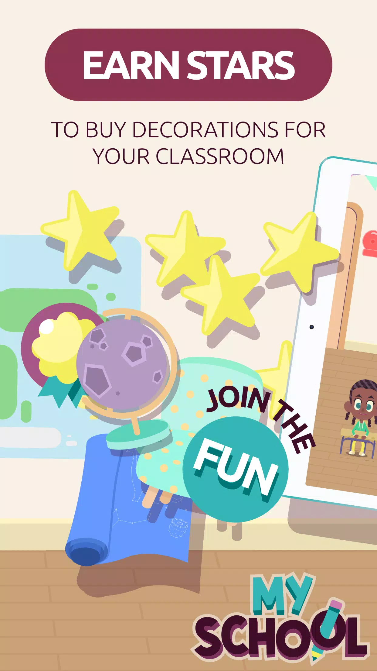 MySchool - Learning Game ဖန်သားပြင်ဓာတ်ပုံ 1