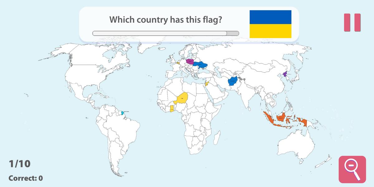 StudyGe－Weltkarte Geographie Screenshot 0