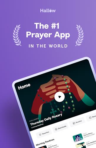 Hallow: Prayer & Meditation Screenshot 0