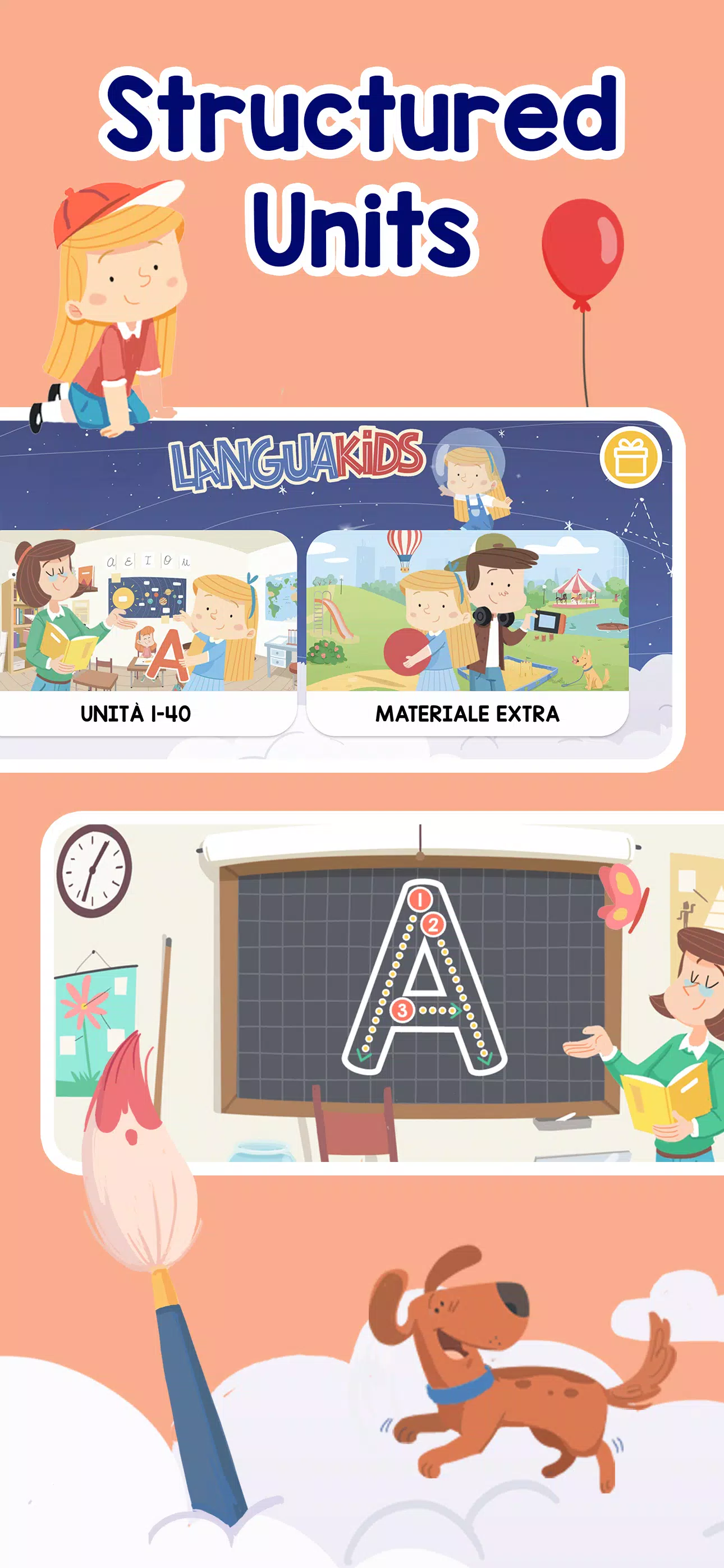 LANGUAKIDS: Italian for kids Ekran Görüntüsü 2