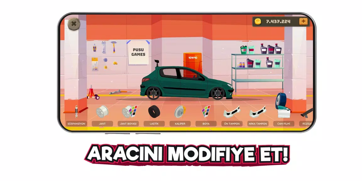 2d Car Series Tuning Game 스크린샷 2