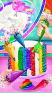 Rainbow Unicorn Cake स्क्रीनशॉट 1