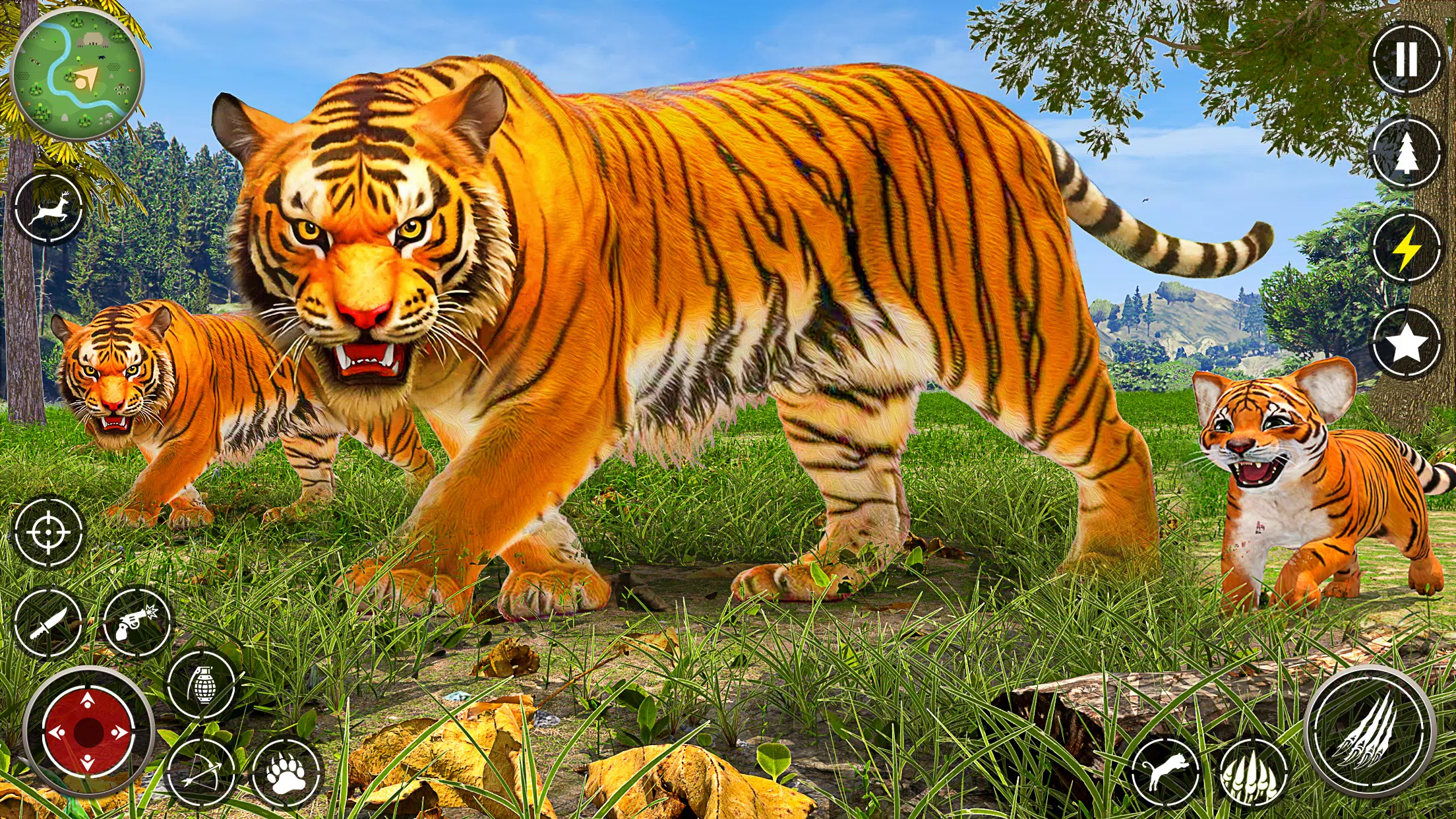 The Tiger Family Simulator 3D Captura de pantalla 1