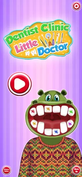 Hippo's Doctor : Dentist Games Screenshot 2