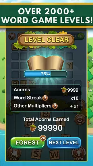 Word Forest: Word Games Puzzle Captura de tela 1