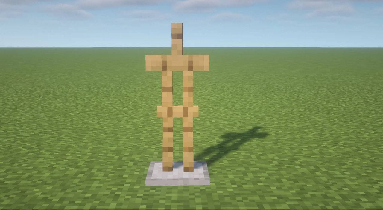 鎧のMinecraftのスタンド