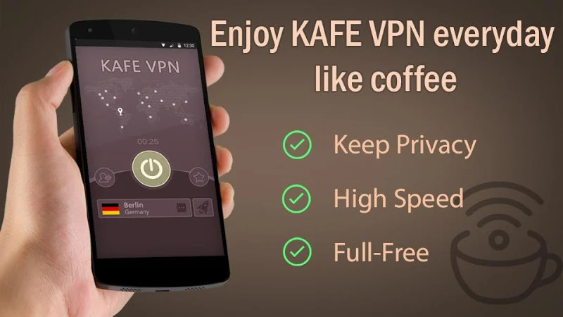 KAFE VPN - Fast & Secure VPN 스크린샷 0