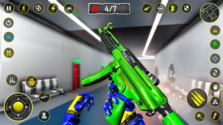 Robot Shooting Game Schermafbeelding 1