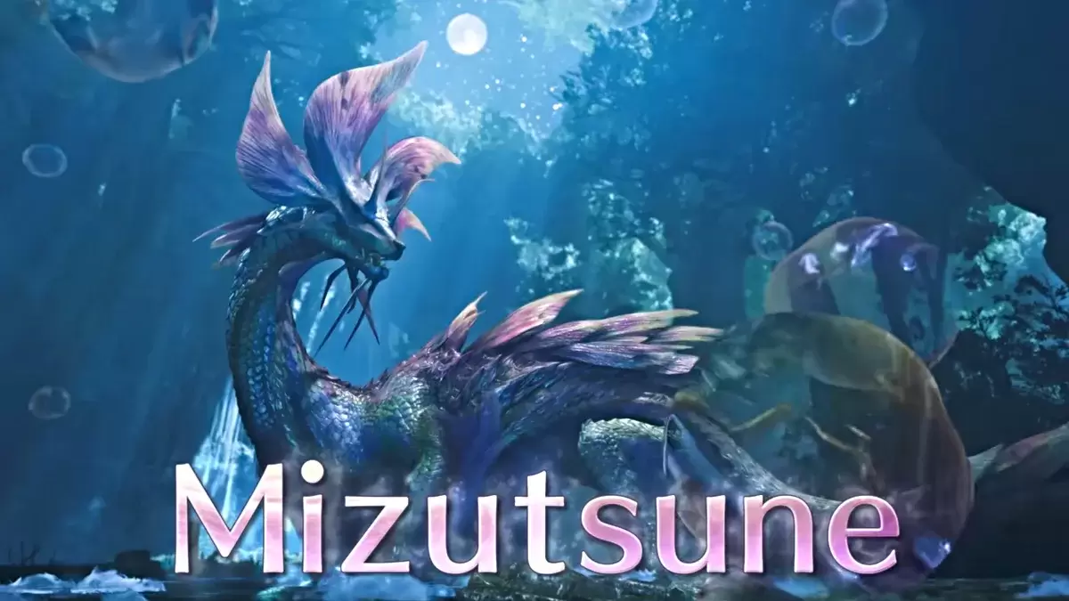 Mizutsune在Monster Hunter Wilds的發射預告片中透露