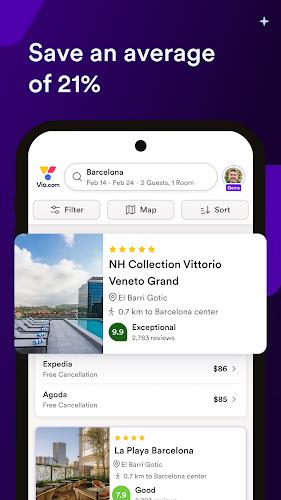 Vio.com: book hotel deals Screenshot 2