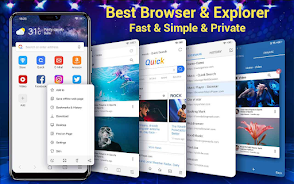 Web Browser & Fast Explorer ภาพหน้าจอ 2