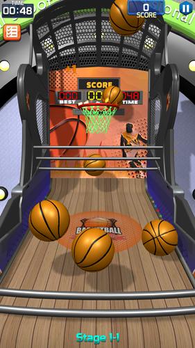 Flick Basketball Stages Screenshot 0