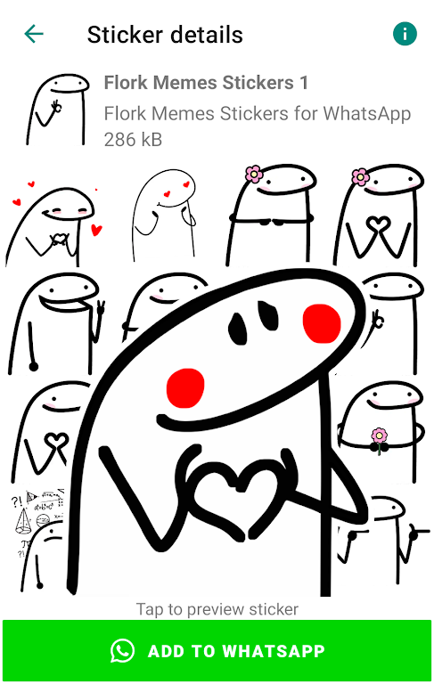Flork memes stickers WASticker स्क्रीनशॉट 2