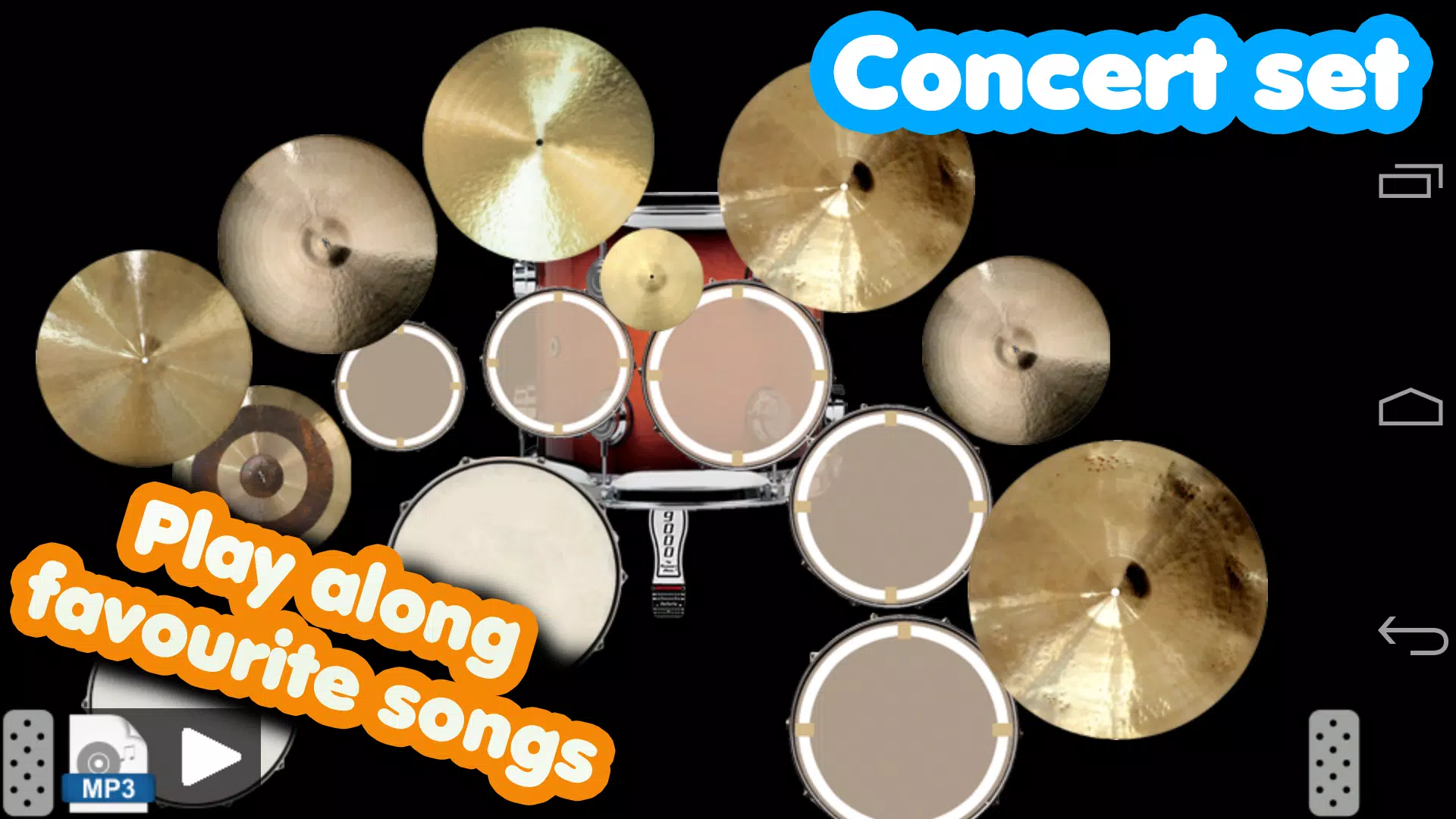 Schermata Drum Set - Drumming App 1