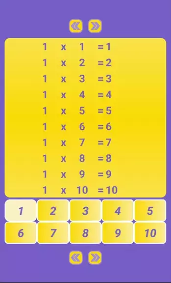 Multiplication Table: Math スクリーンショット 0