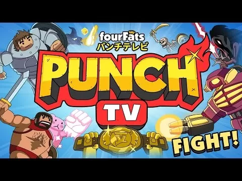 Punch TV gameplay featuring colorful characters in energetic combat