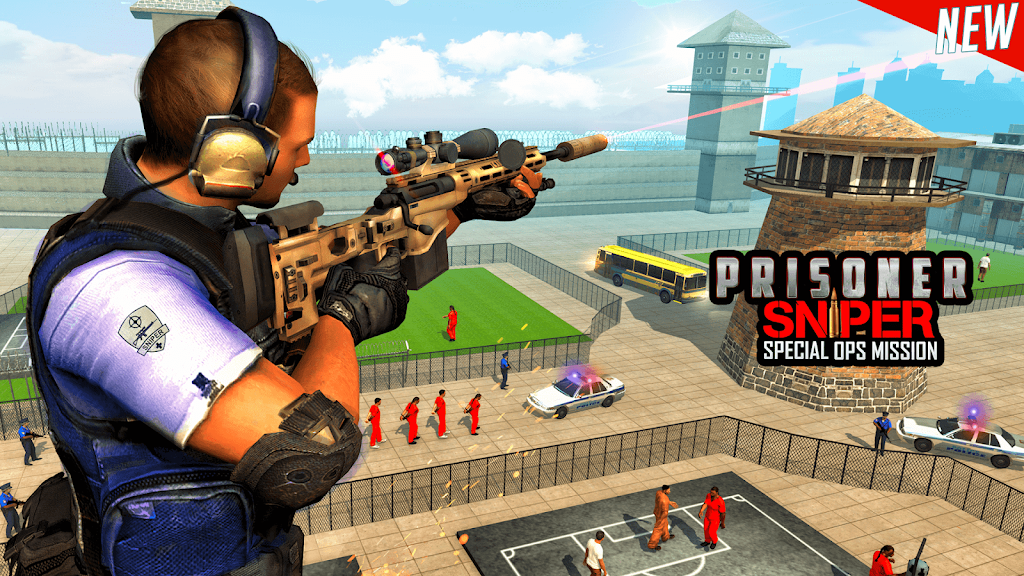 Prisoner Sniper Shooting 3D Gun Games應用截圖第1張